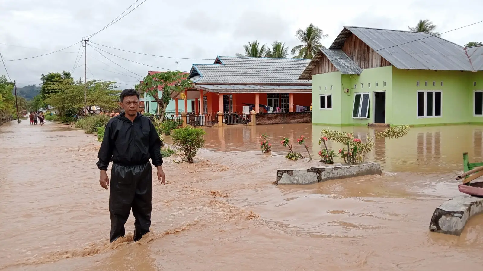 Sungai Pohu Meluap Tujuh Desa Terendam Banjir di Kabupaten Gorontalo